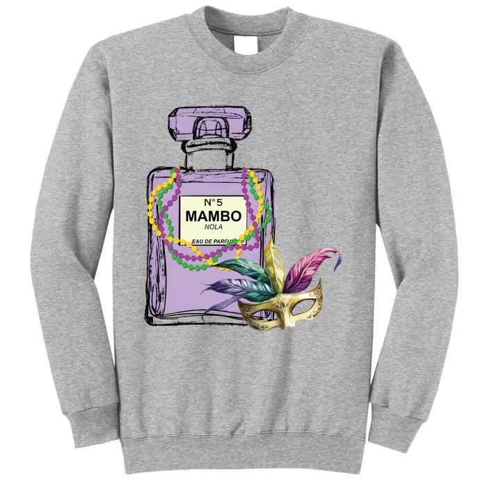 Mardi Gras Faux Tinsel Tall Sweatshirt