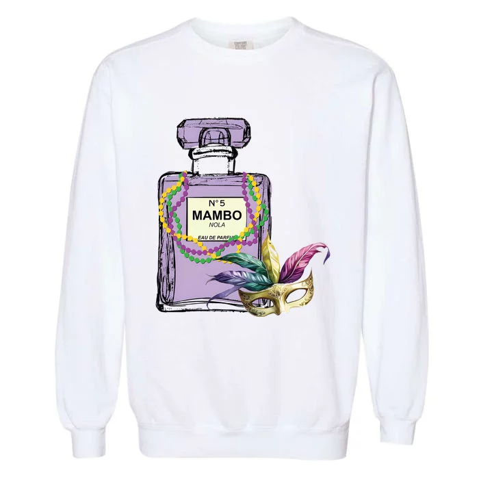 Mardi Gras Faux Tinsel Garment-Dyed Sweatshirt