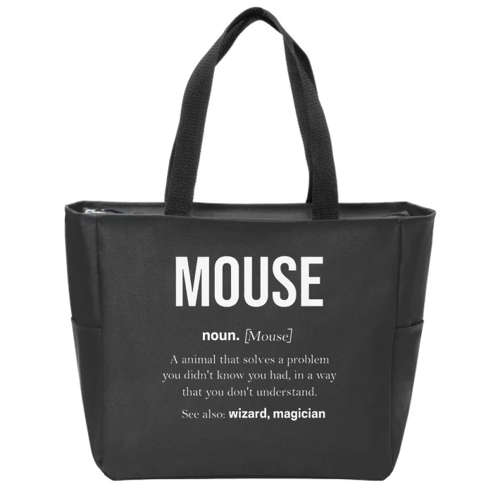 Mouse Gifts For Mouse Lovers Gerbil Maus Rodent Ratón Zip Tote Bag