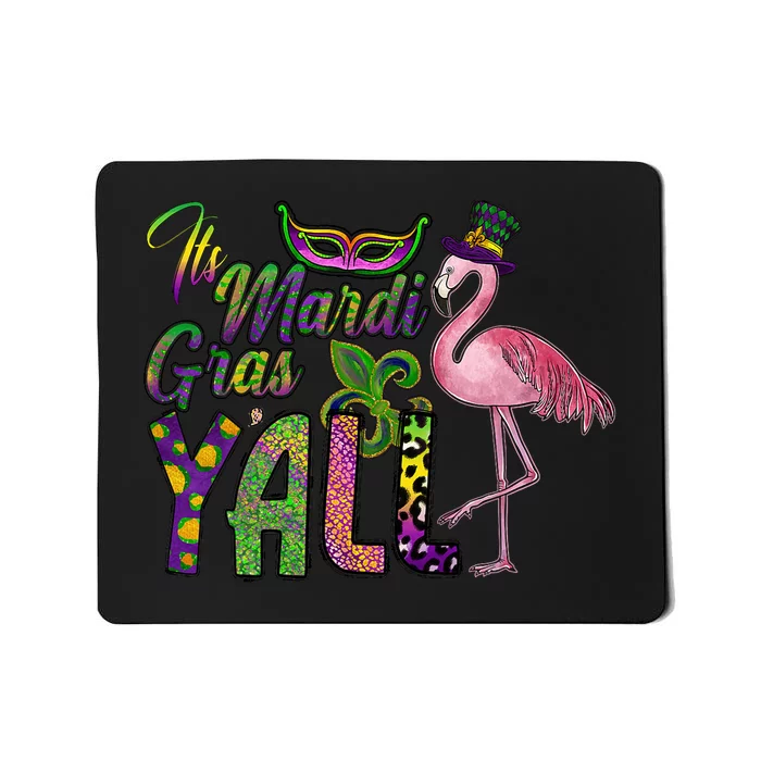 Mardi Gras Flamingo Carnival Costume Gift Mousepad