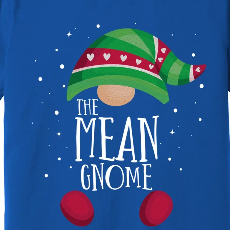 Mean Gnome Family Matching Christmas Pajamas Gift Premium T-Shirt