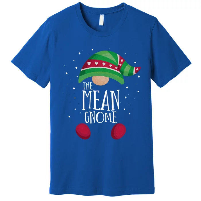 Mean Gnome Family Matching Christmas Pajamas Gift Premium T-Shirt