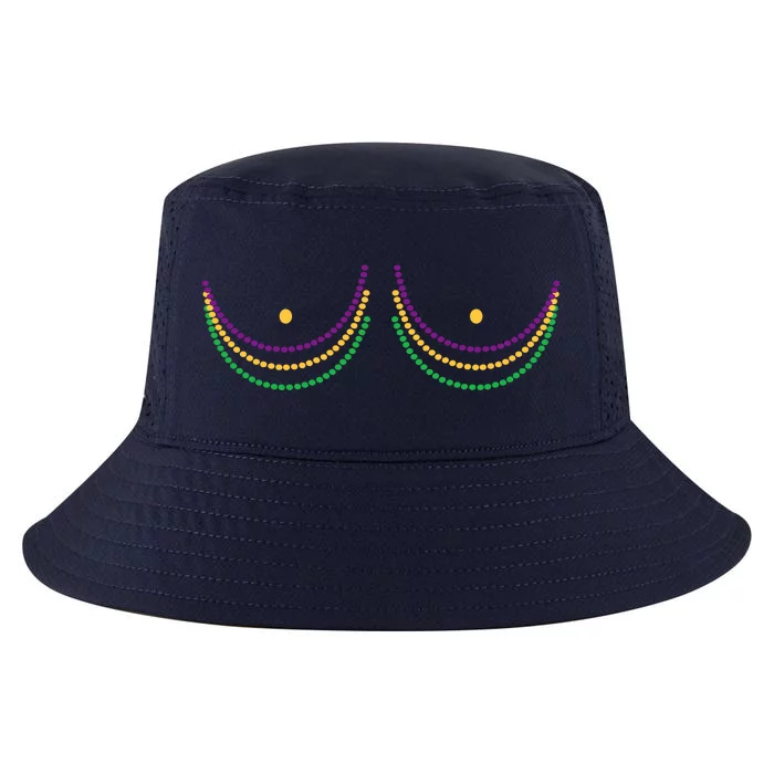 Mardi Gras Funny Beads Boobs Cool Comfort Performance Bucket Hat