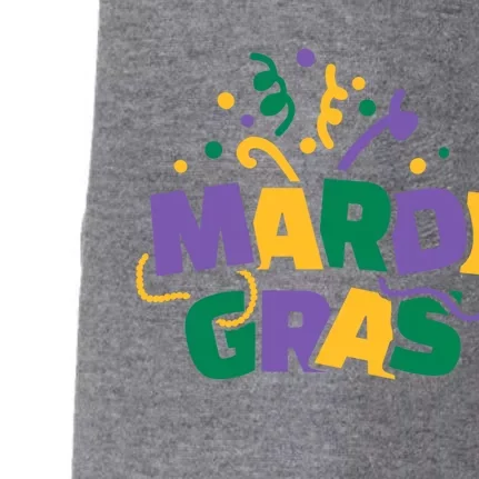 Mardi Gras Gift Doggie 3-End Fleece Hoodie