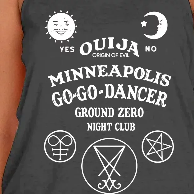 Minneapolis Go Go Dancer Women's Knotted Racerback Tank