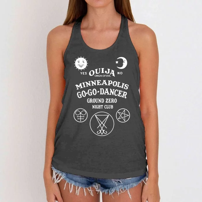 Minneapolis Go Go Dancer Women's Knotted Racerback Tank