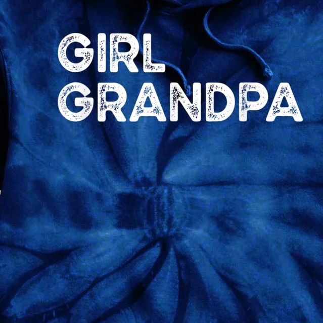 Mens Girl Grandpa Grandfather Father's Day Tie Dye Hoodie