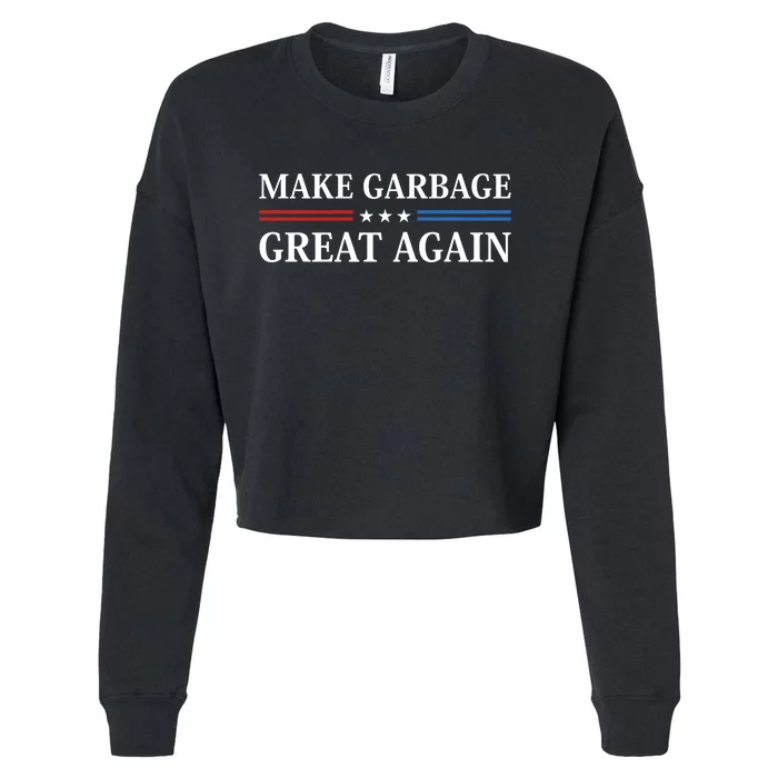 Make Garbage Great Again Cropped Pullover Crew