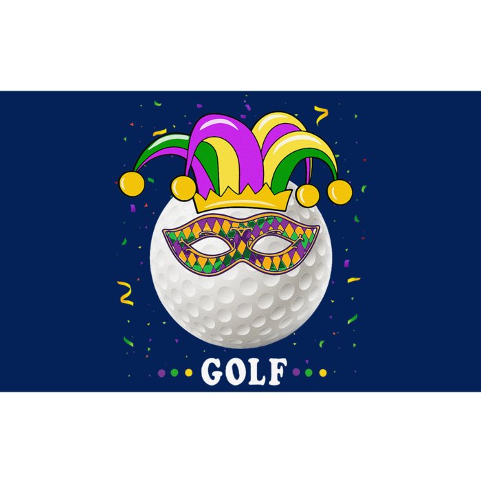 Mardi Gras Golf Costume Mardi Gras Jester Hat Golf Lover Bumper Sticker