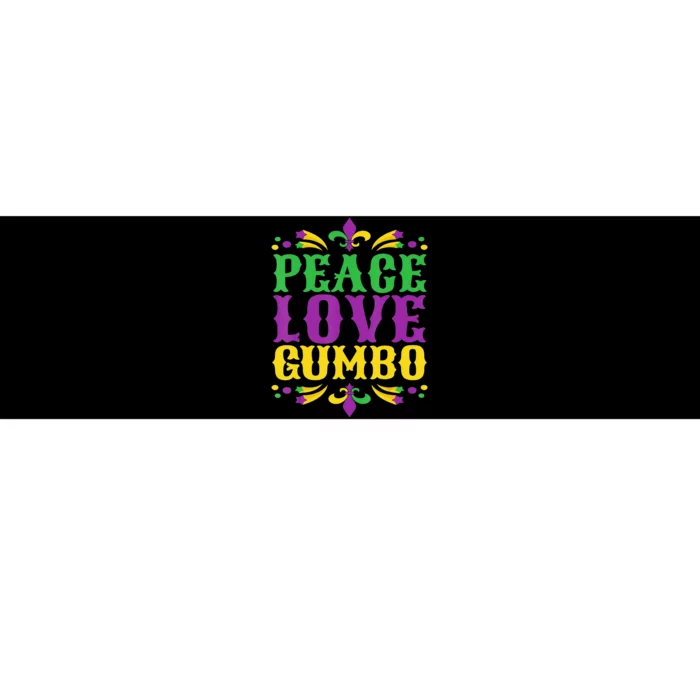 Mardi Gras Gumbo Funny festival Bumper Sticker