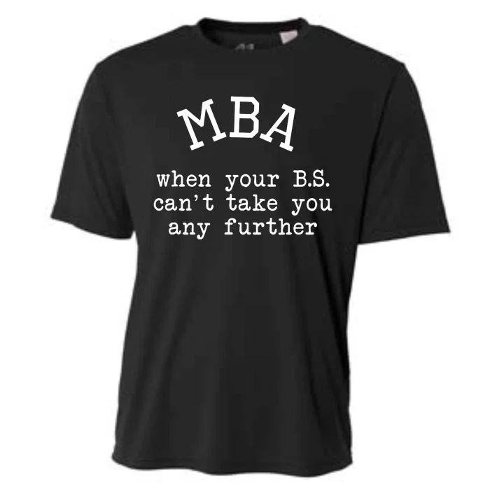 MBA Graduation Gift For Him Her Masters Degree Graduate Cooling Performance Crew T-Shirt