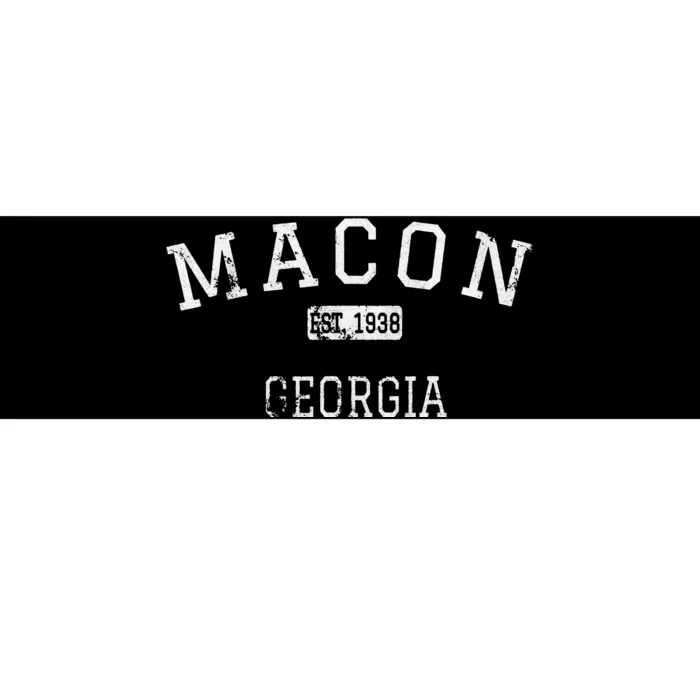 Macon Georgia GA Vintage Bumper Sticker