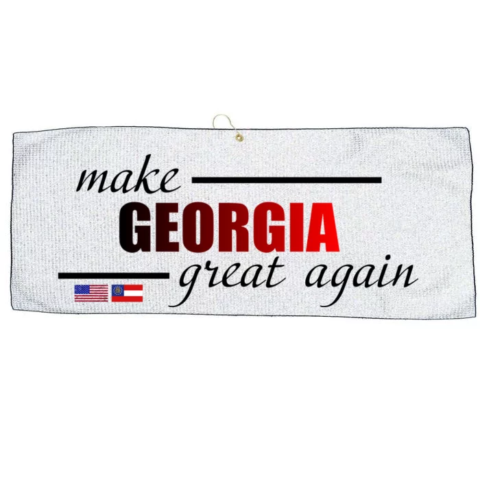 Make Georgia Great Again Large Microfiber Waffle Golf Towel