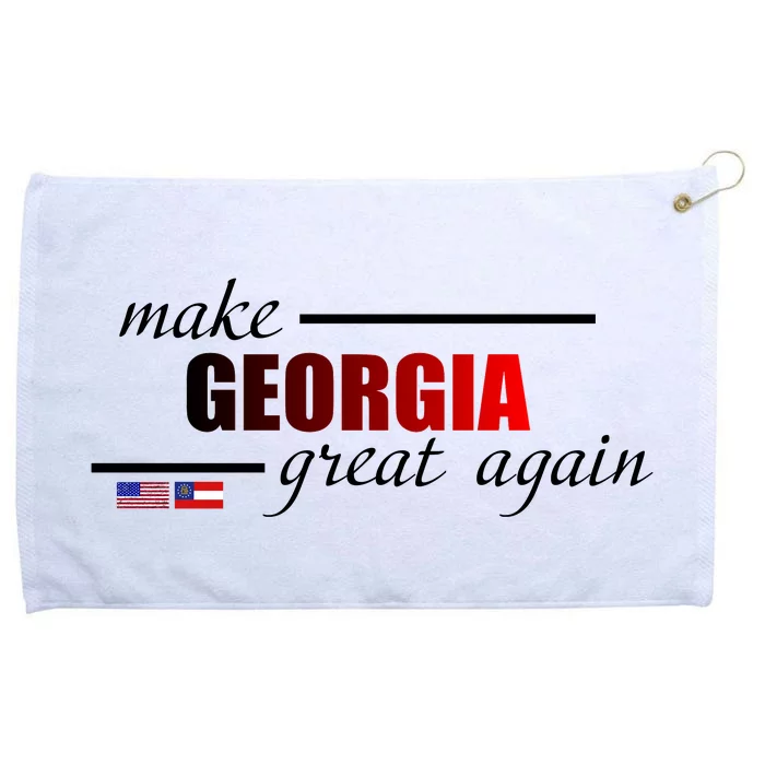 Make Georgia Great Again Grommeted Golf Towel