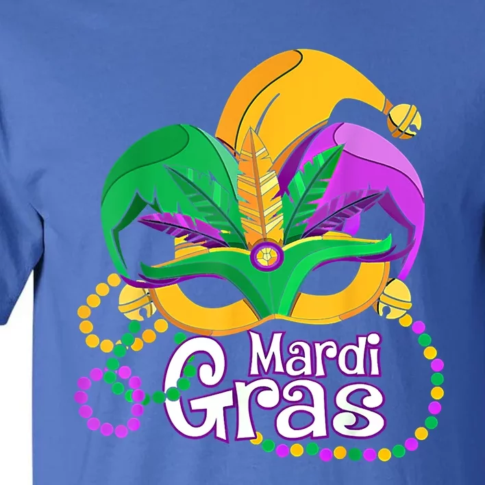 Mardi Gras Great Gift Flamingo Carnival Costume Gift Tall T-Shirt