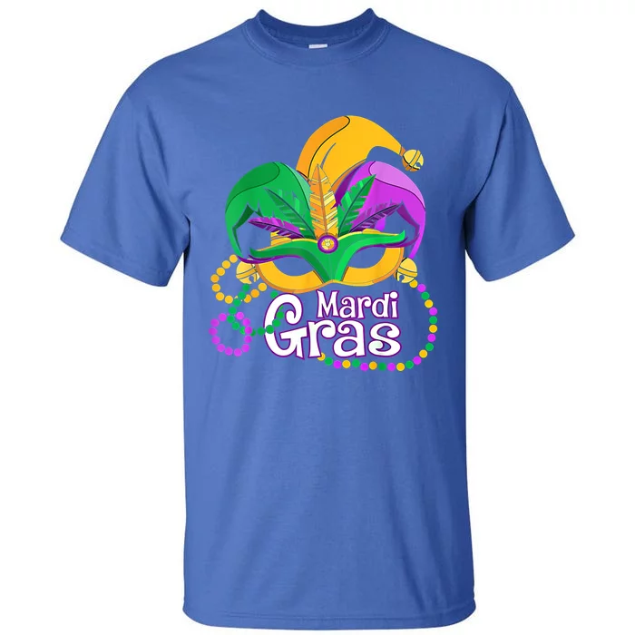 Mardi Gras Great Gift Flamingo Carnival Costume Gift Tall T-Shirt