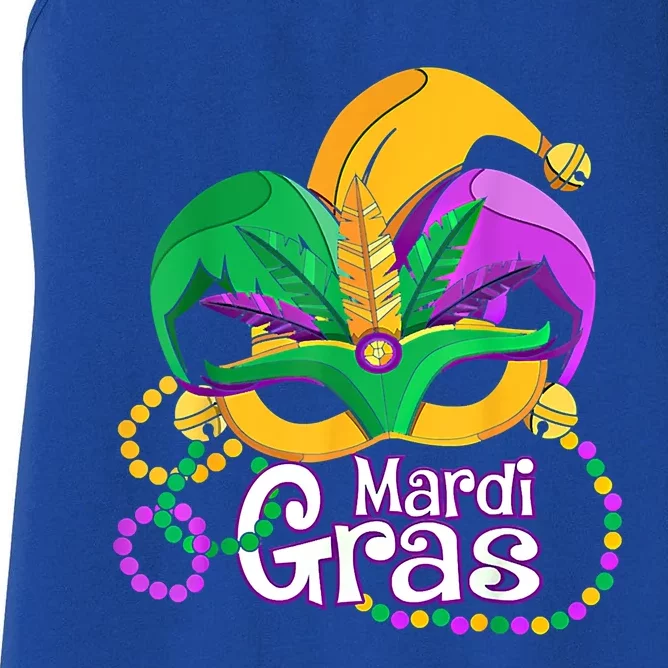 Mardi Gras Great Gift Flamingo Carnival Costume Gift Women's Racerback Tank