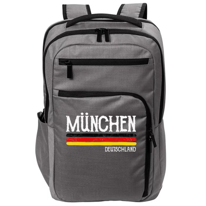 Munich Germany Gift Munchen Souvenir Impact Tech Backpack