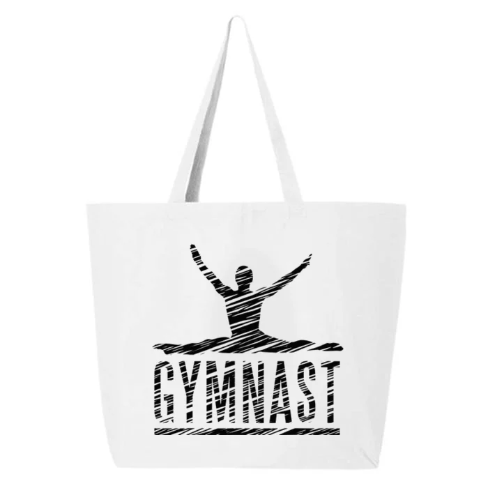 Motif Gymnastics Gymnast Gymnastics Fan Vintage 25L Jumbo Tote