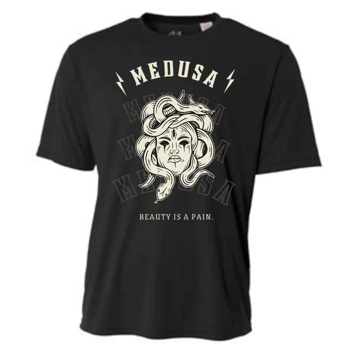 Medusa Grunge Greek Mythology. Beauty Is Pain. Cooling Performance Crew T-Shirt