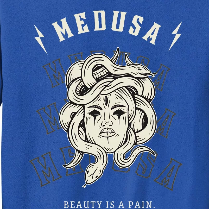 Medusa Grunge Greek Mythology. Beauty Is Pain. Tall Sweatshirt