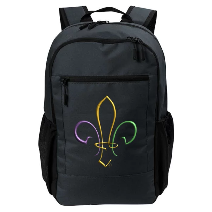 Mardi Gras Gold Purple Green Fleur De Lis Gift Daily Commute Backpack