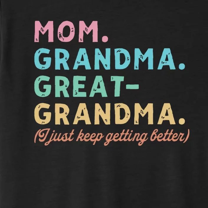 Mom Grandma Greatgrandma ChromaSoft Performance T-Shirt