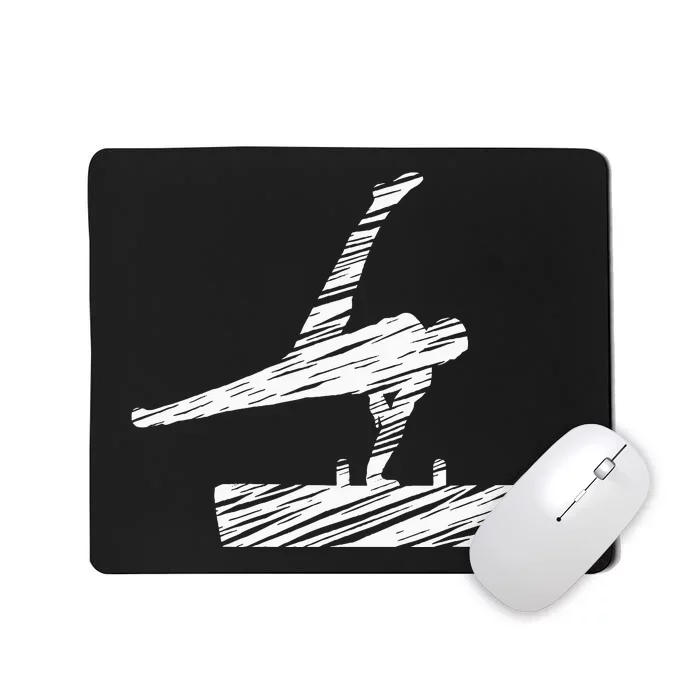 Motif Gymnastics Gymnast Gymnastics Fan Mousepad