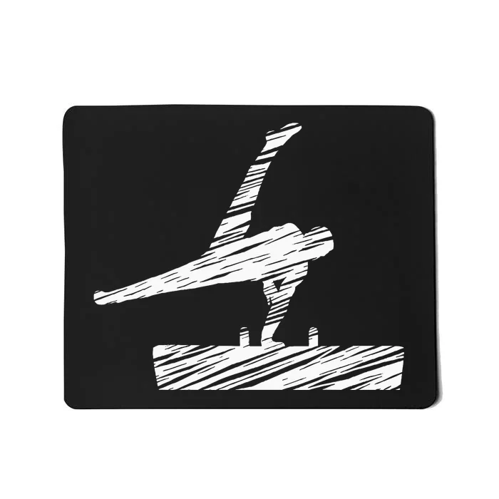 Motif Gymnastics Gymnast Gymnastics Fan Mousepad