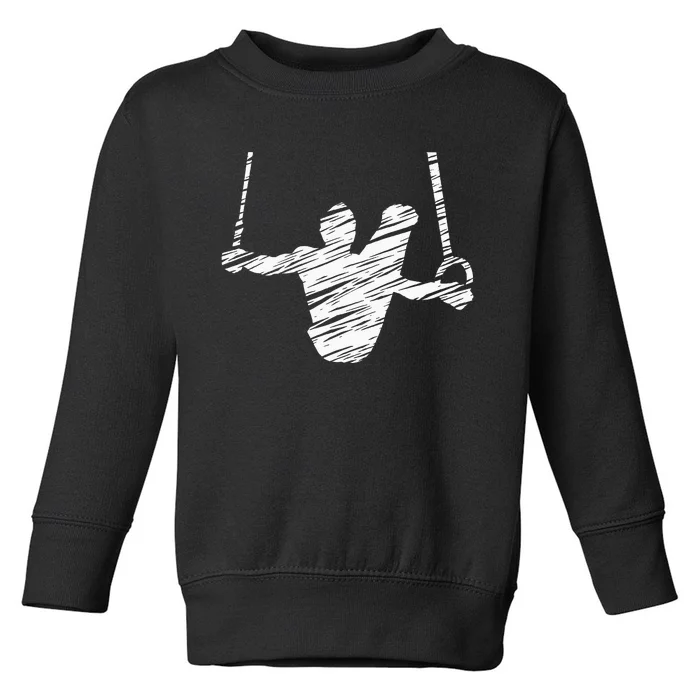 Motif Gymnastics Gymnast Gymnastics Fan Toddler Sweatshirt