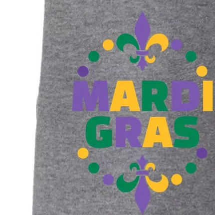 Mardi Gras Gift Doggie 3-End Fleece Hoodie