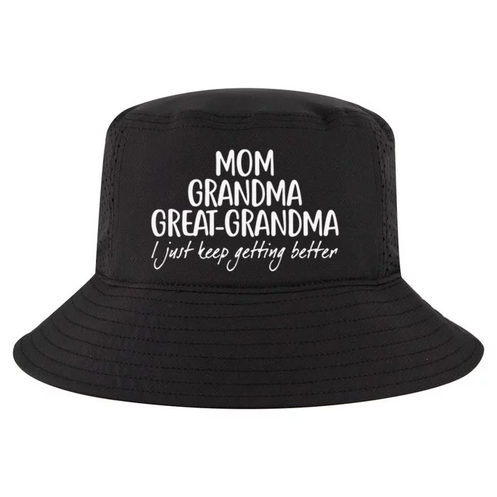 Mom Grandma Great Grandma Cool Comfort Performance Bucket Hat