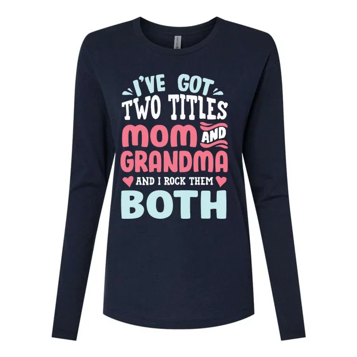 Mom Grandma Great Grandma Womens Cotton Relaxed Long Sleeve T-Shirt