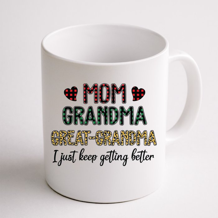 Mom Grandma Great Grandma Front & Back Coffee Mug