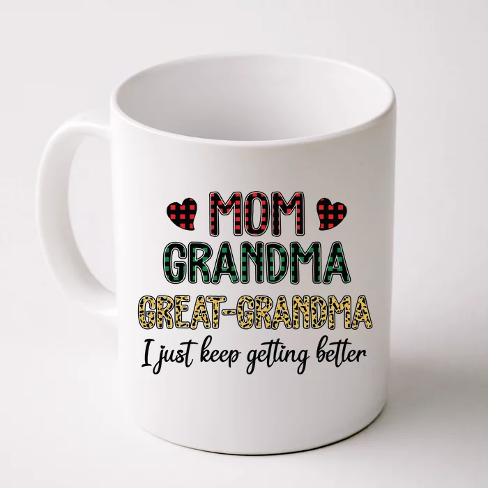 Mom Grandma Great Grandma Front & Back Coffee Mug