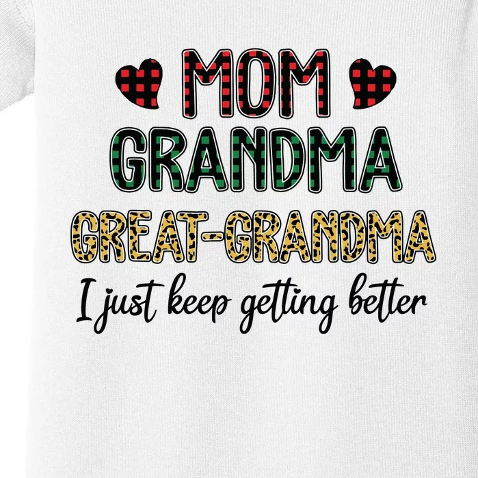 Mom Grandma Great Grandma Baby Bodysuit