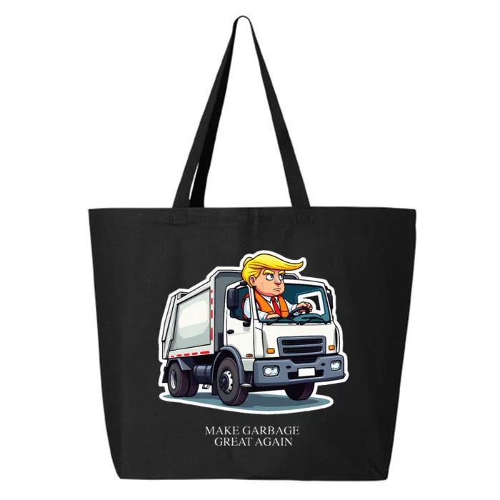 Make Garbage Great Again Funny Trump Garbage Truck Design 25L Jumbo Tote