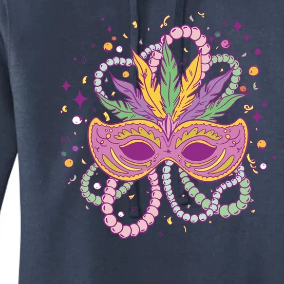 Mardi Gras Holiday Women's Pullover Hoodie