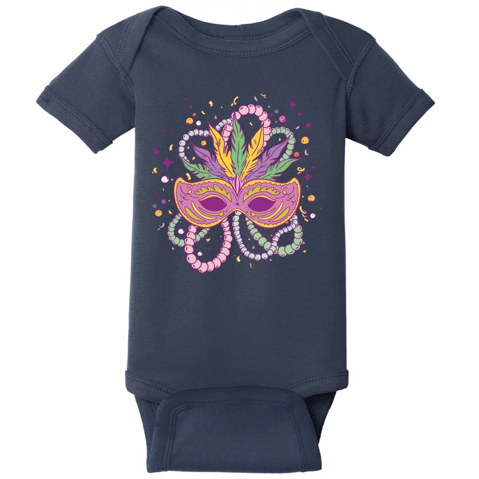 Mardi Gras Holiday Baby Bodysuit