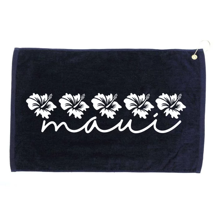 Maui Gift Hawaii Gift Family Vacation Hibiscus Grommeted Golf Towel