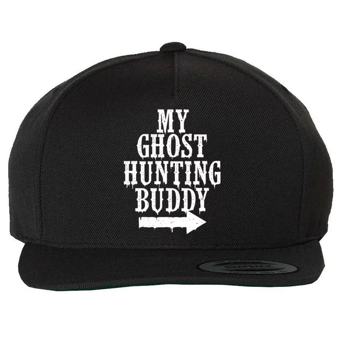 My Ghost Hunting Buddy Paranormal Investigator Halloween Wool Snapback Cap