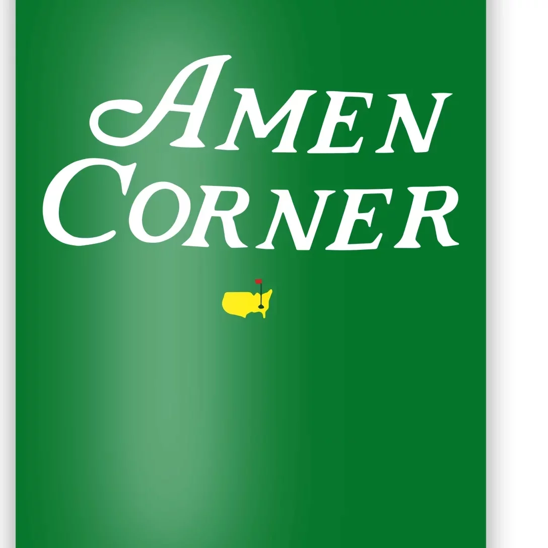 Masters Green Heather Amen Corner Poster