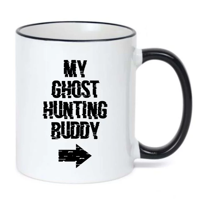 My Ghost Hunting Buddy Ghost Hunt Right Arrow Black Color Changing Mug