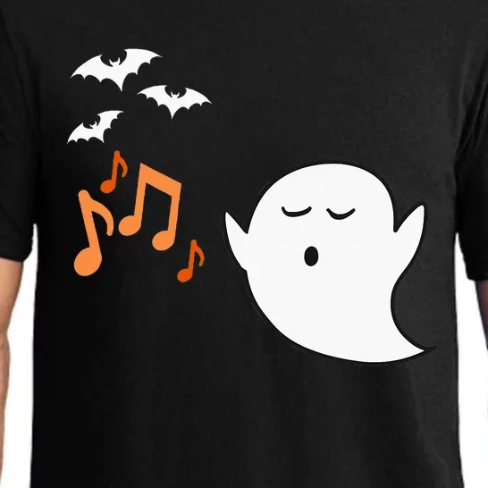 Music Ghost Halloween Pajama Set