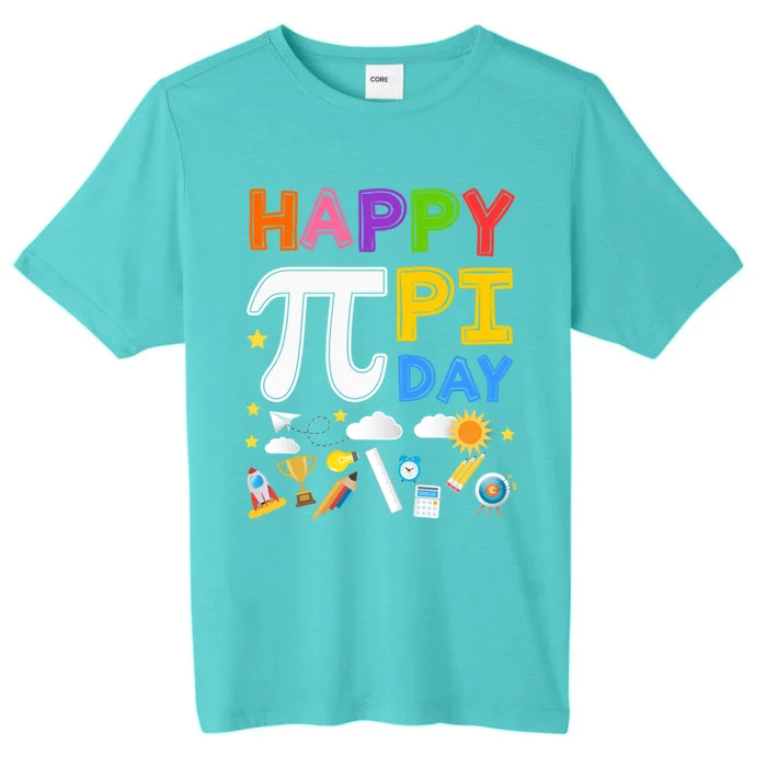 Math Geek Happy Pi Day Gift For Teacher And Student Gift ChromaSoft Performance T-Shirt