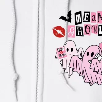 Mean Ghouls Halloween Ghost Cute Horror Full Zip Hoodie