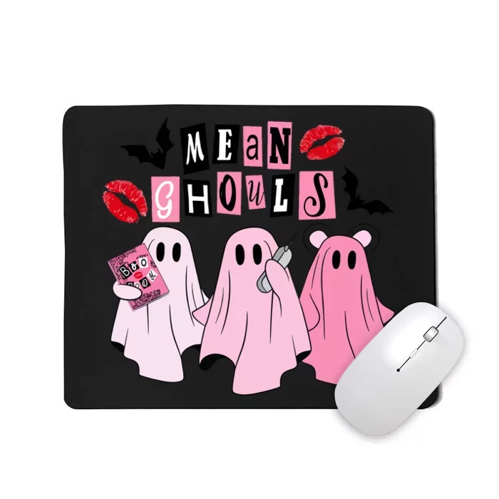 Mean Ghouls Halloween funny cow lover Mousepad