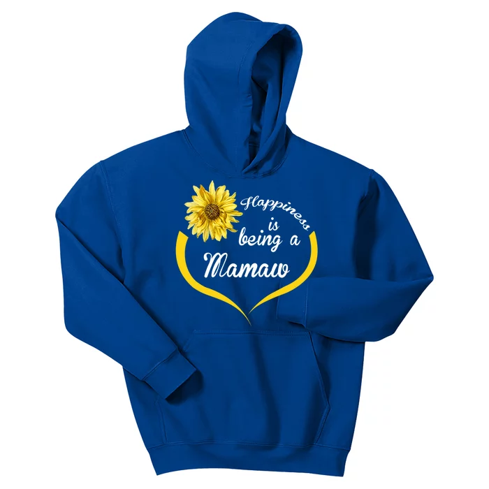 Mamaw Gift: Happiness Is Being A Mamaw Funny Gift Kids Hoodie