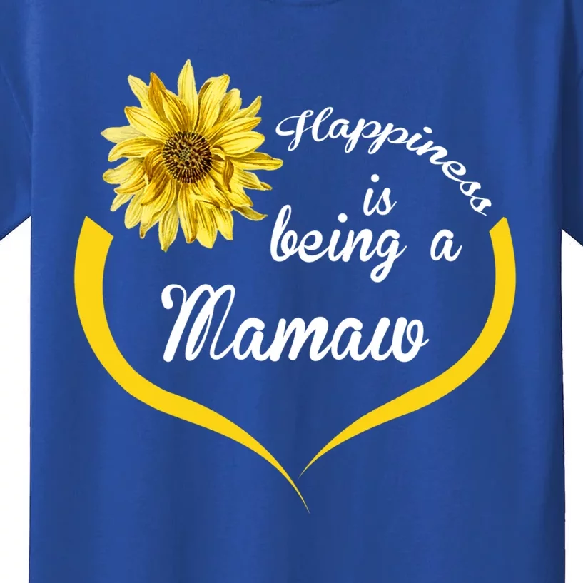 Mamaw Gift: Happiness Is Being A Mamaw Funny Gift Kids T-Shirt