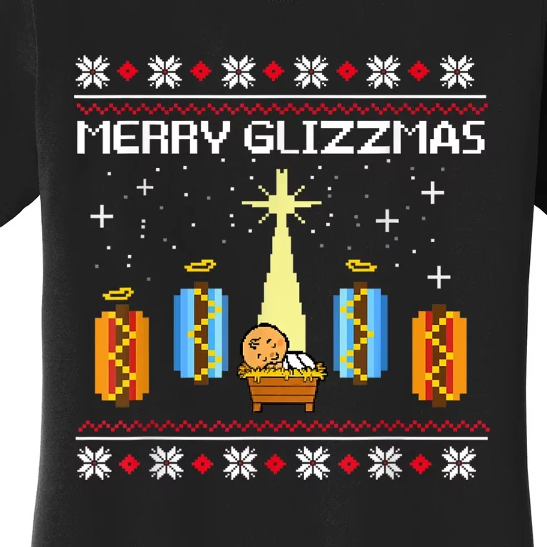 Merry Glizzmas Hot Ugly Christmas Women's T-Shirt